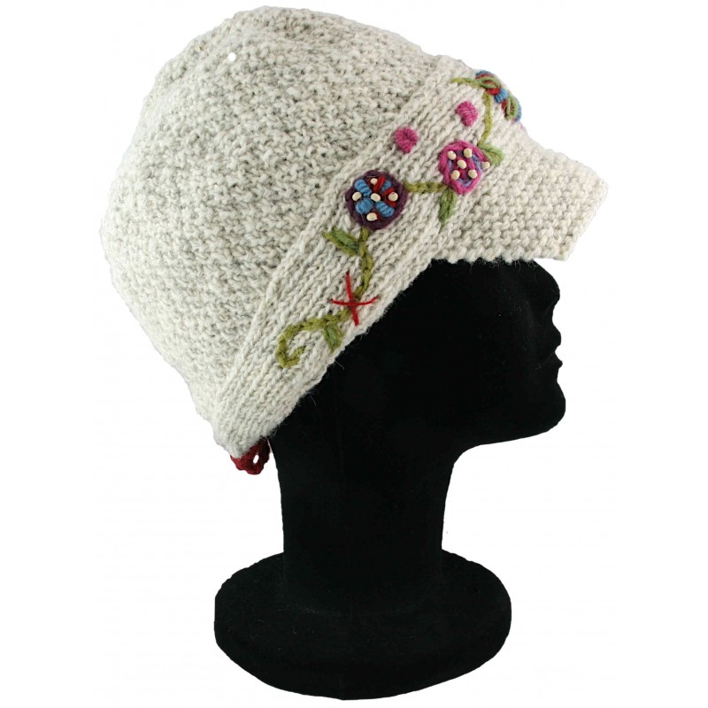 Embroidered Wool Hat Embroidered Wool Hat