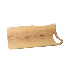 Ash cutting board with handle