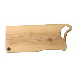 Ash cutting board with handle