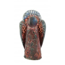 Raku Pottery Angel Ornament