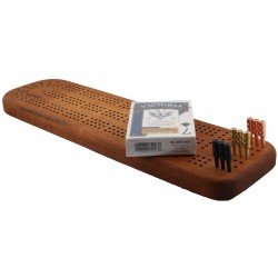 Lacewood Handmade Cribbage Board