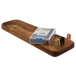 Tigerwood Handmade Cribbage Board