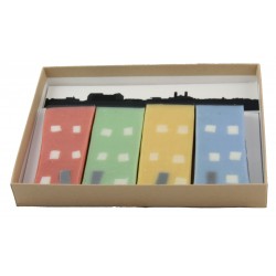 Gift Set of Four Bars of "Row House" Soap