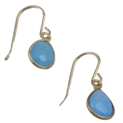 Blue Chalcedony Earrings