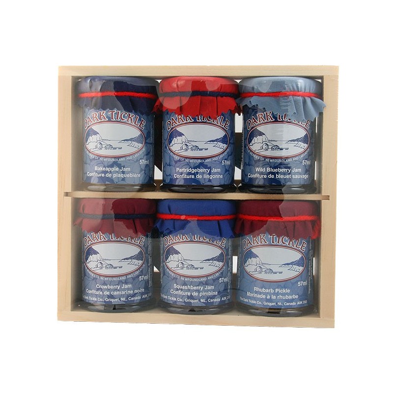 Jam Gift Box (6x57ml: 5 Jam, 1 Chutney) 