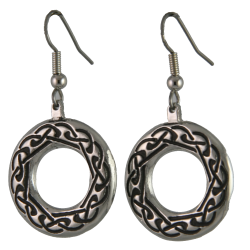 Pewter Celtic Knot Earrings by Saltwater Pewter