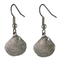 Pewter Shell Earrings