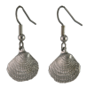 Pewter Shell Earrings