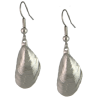 Handmade Pewter Mussel Shell Earrings