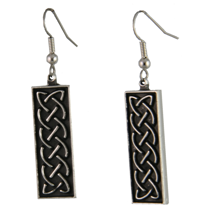 Handmade Pewter Celtic Knot Earrings