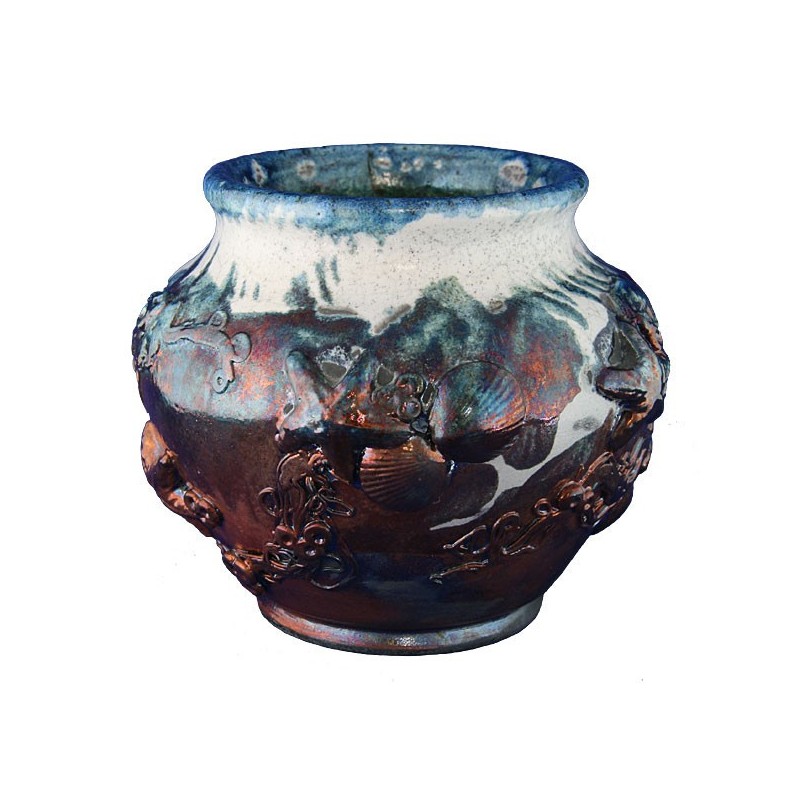 Large Raku Vase