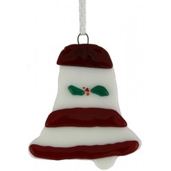 Glass Bell Christmas Ornament