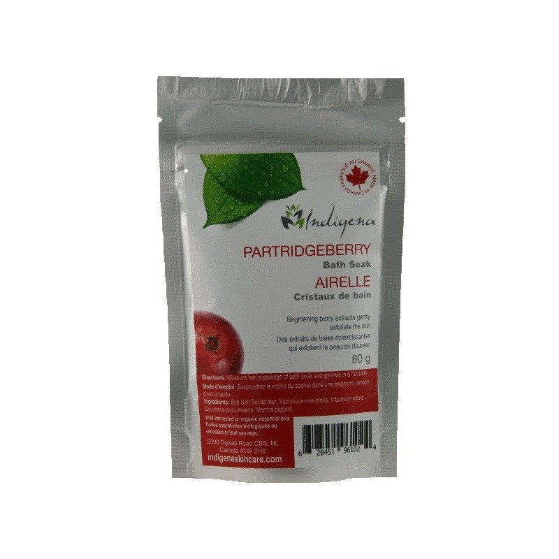 Partridgeberry Bath Soak 80g Partridgeberry Bath Soak 80g