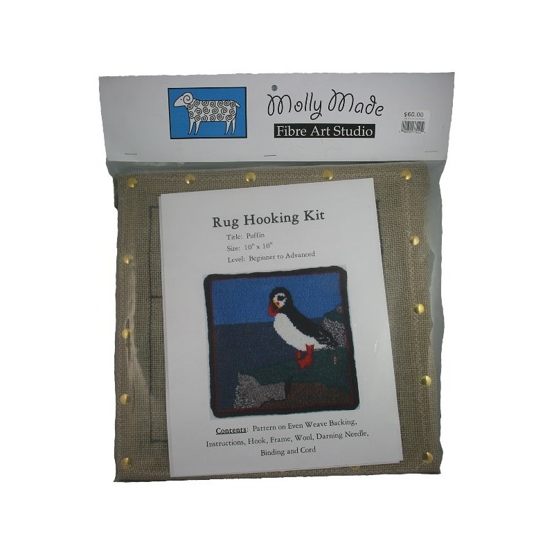 Puffin Rug Hooking Kit