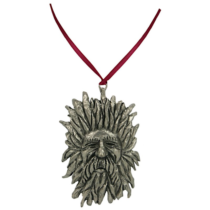 Pewter Jack Frost Christmas Ornament