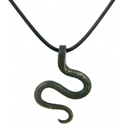 Serpent Iron Pendant