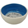 Blue Robot Goes Fishing Bowl