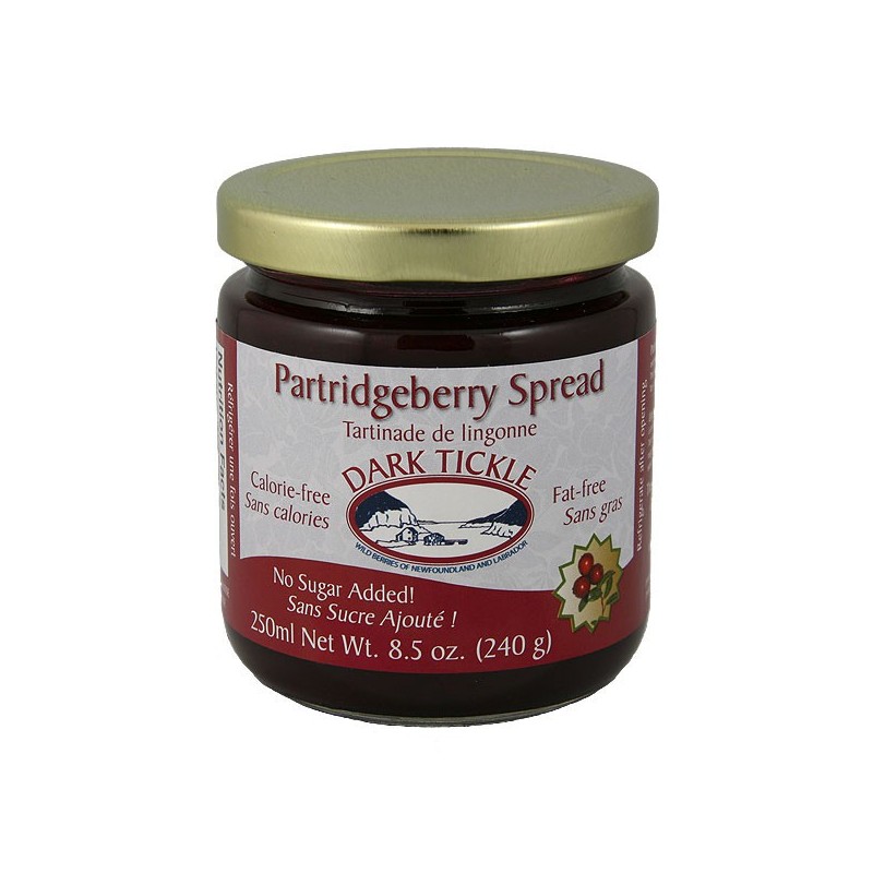 No Sugar Added Partridgeberry Spread 250ml (10.3oz)